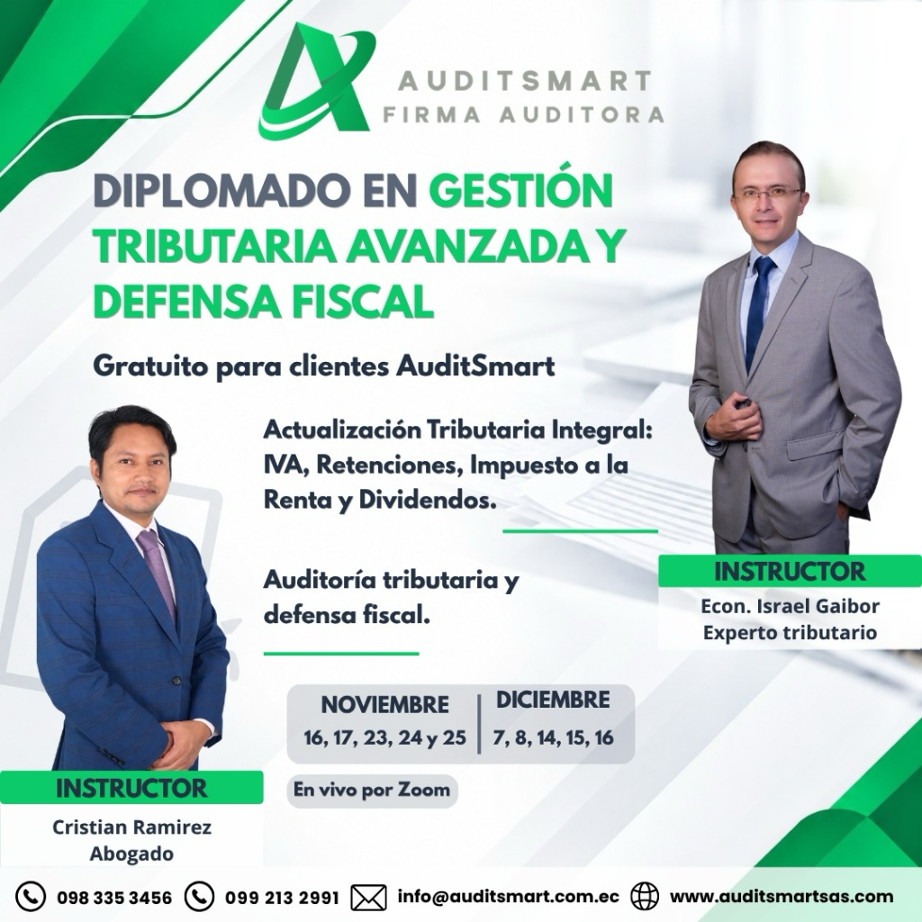 Comunidad AuditSmart | Diplomado en Gestión Tributaria Avanzada y Defensa Fiscal